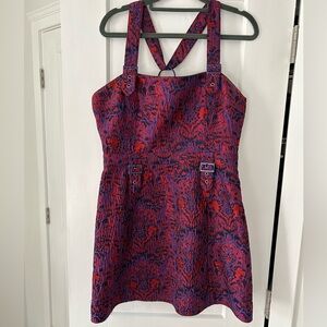 Red and purple mini dress. Opening Ceremony. Size 8.
